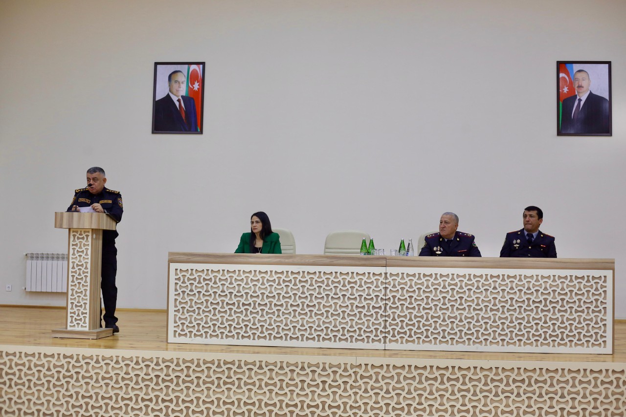 Tovuzda polis maarifləndirici tədbir keçirdi - FOTOLAR